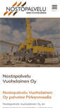 Mobile Screenshot of nostopalveluvuohelainen.fi